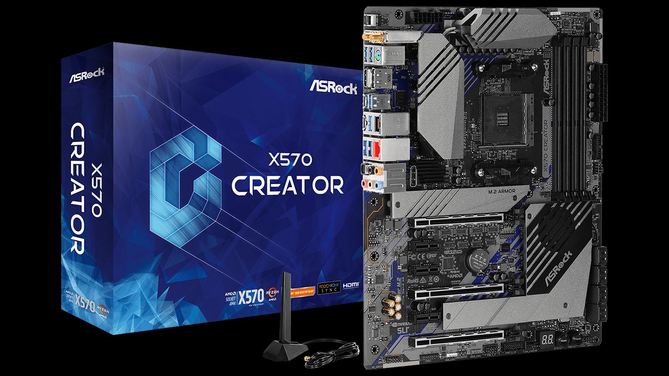 新品同様 ASRock X570 Creator AM4 マザーボード ASRock > X570 Creator