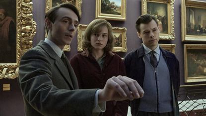 David Dawson, Emma Corrin, and Harry Styles in My Policeman