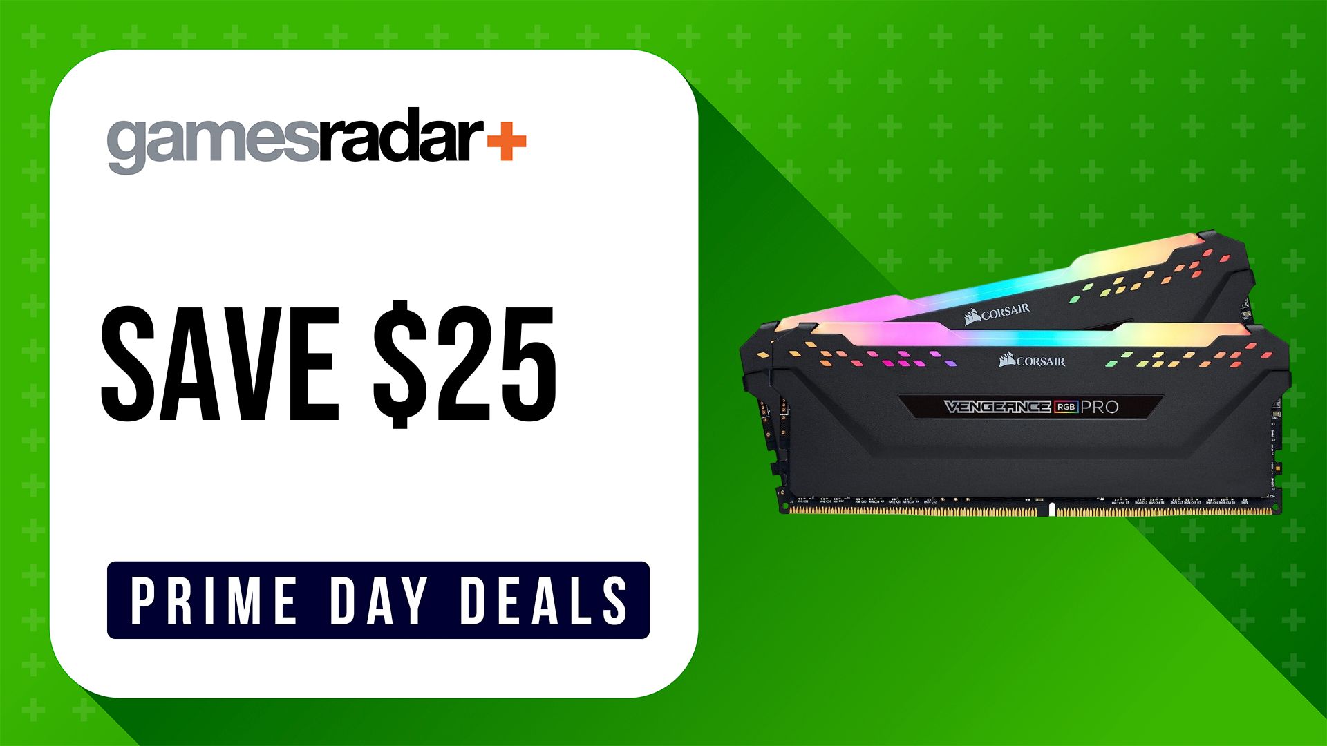 Corsair Vengeance RGB Pro DDR4 Prime Day gaming PC deals with $25 saving