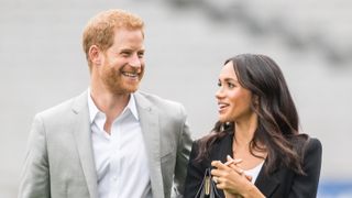 Prince Harry, Duke of Sussex and Meghan, Duchess of Sussex visit Croke Park, home of Ireland's largest sporting organisation, the Gaelic Athletic Association on July 11, 2018 in Dublin, Ireland.