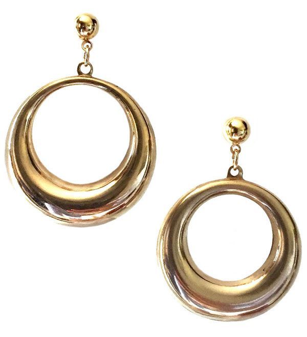 Marilyn Monroe Gold Hoop Earrings Marilyn Monroe Jewelry Marie Claire
