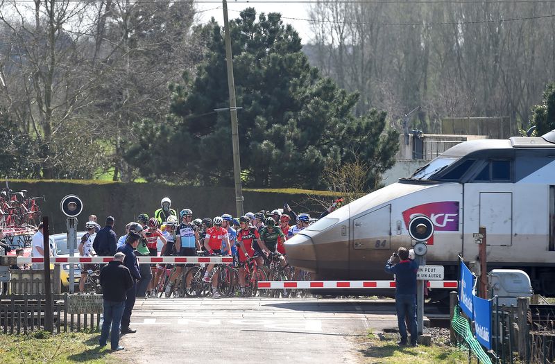 The now famous train incident at Paris-Rouabix