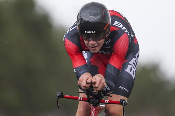 Campbell Flakemore racing for BMC for the first time