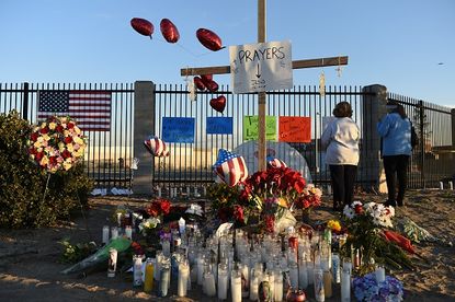Memorial for San Bernarnino, California mass shooting