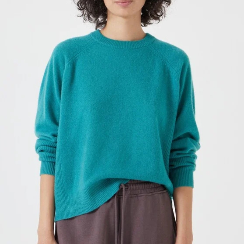 hush, Jasmine Cashmere Rib Detail Jumper