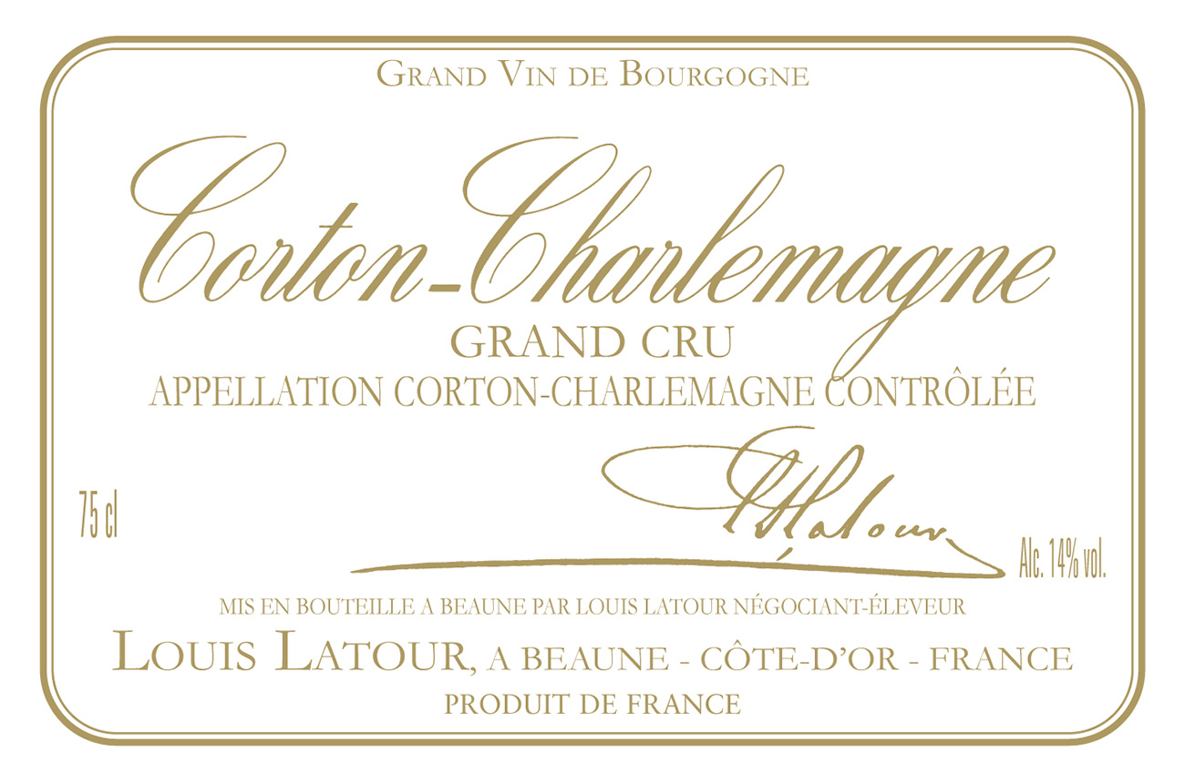 Domaine Louis Latour Corton-Charlemagne label