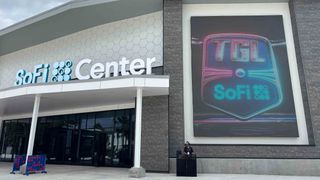 SoFi Center Exterior Samsung Display