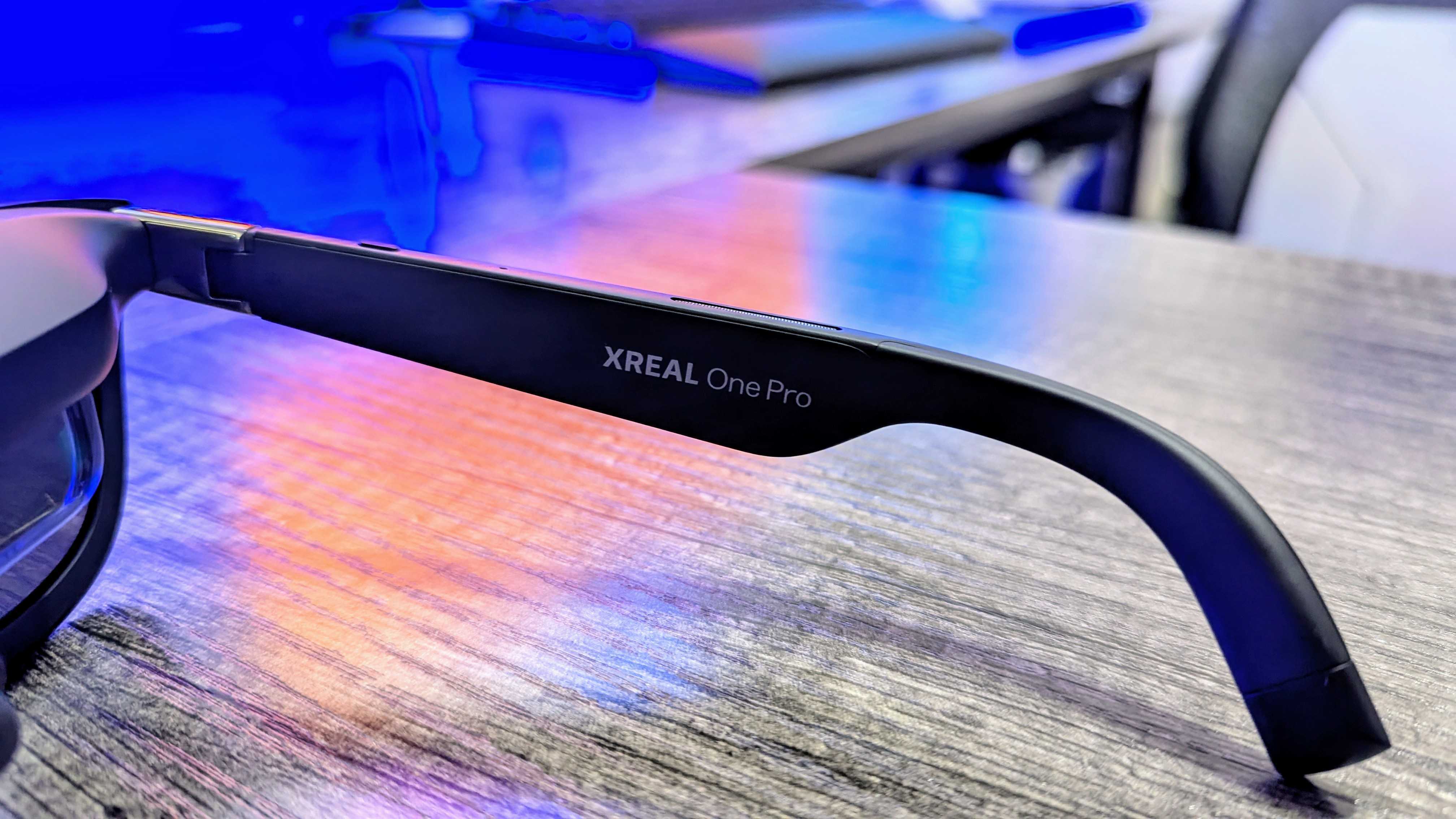 Image of the XREAL One Pro AR glasses.