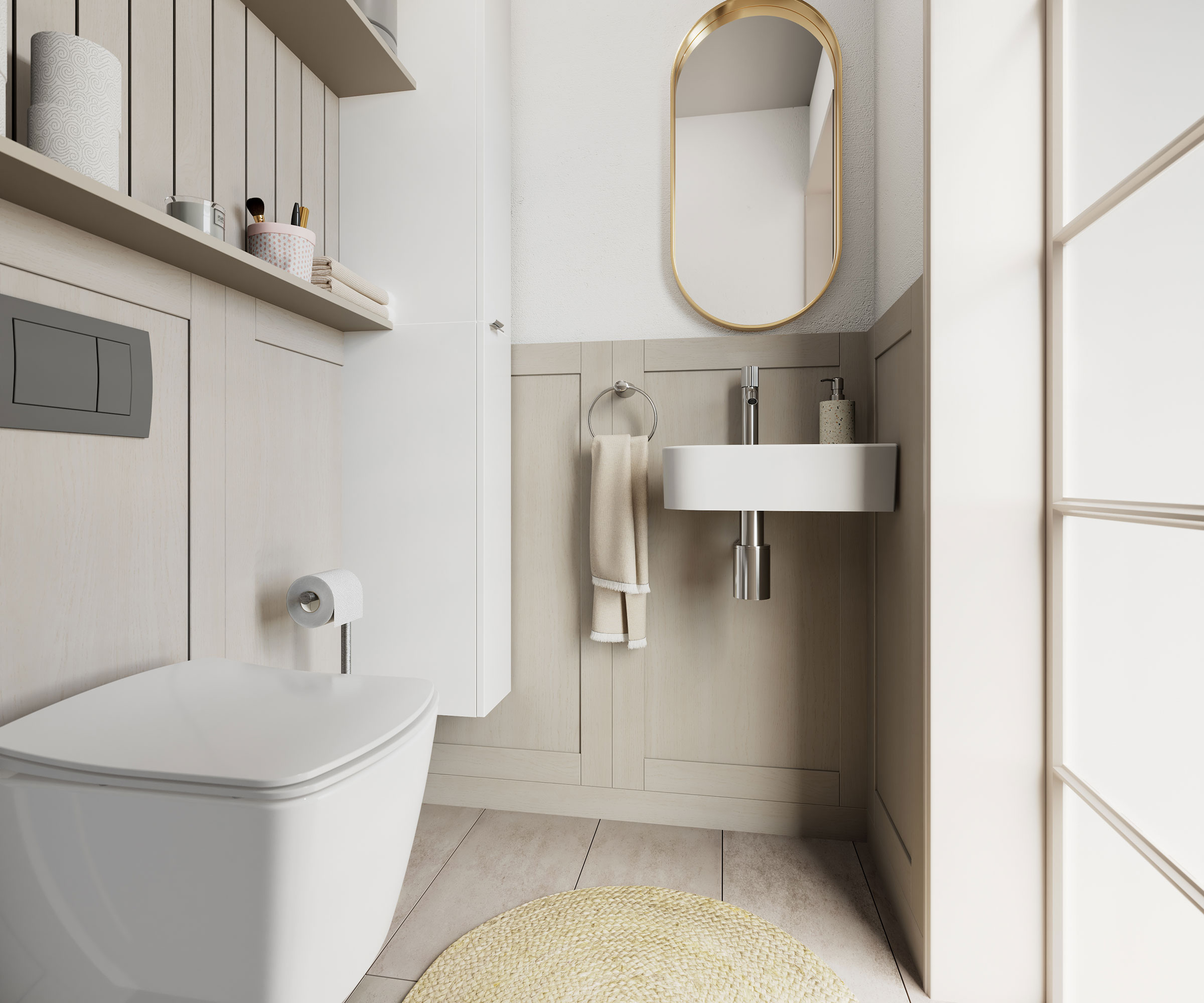 small cloakroom