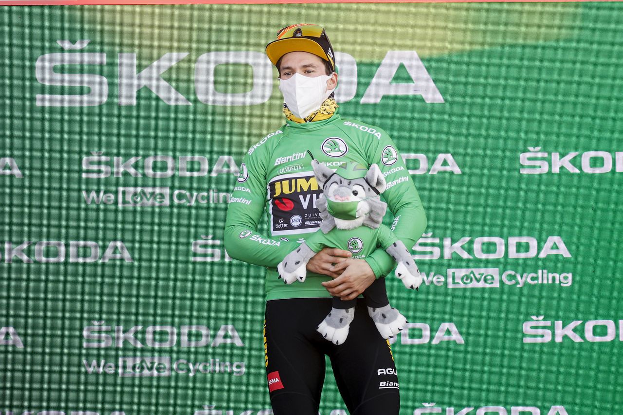 Vuelta Espana 2020 - 75th Edition - 8th stage Logrono - Alto de Moncalvillo 164 km - 28/10/2020 - Primoz Roglic (SLO - Team Jumbo - Visma) - photo Luis Angel Gomez/BettiniPhoto&Acirc;&copy;2020