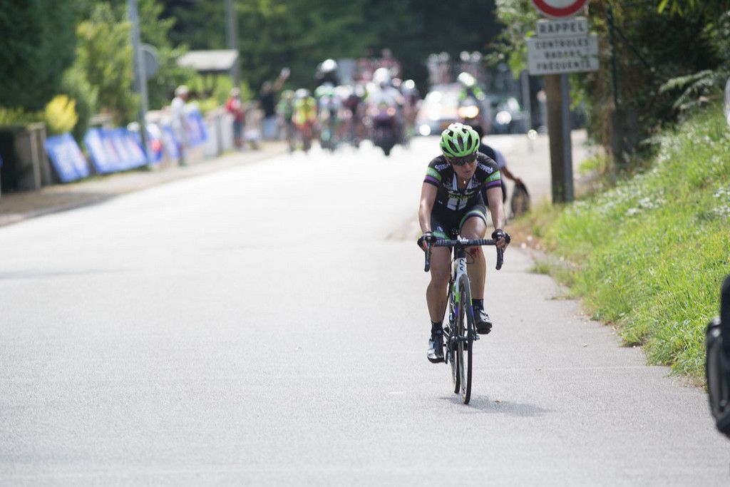 Leah Kirchmann launches her attack