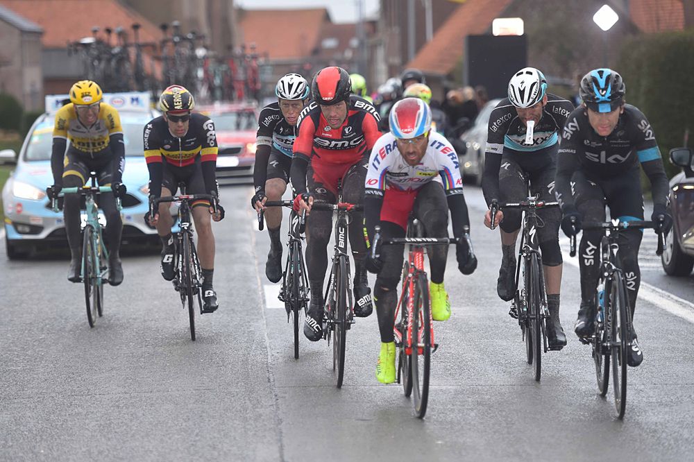 The breakaway in Gent-Wevelgem