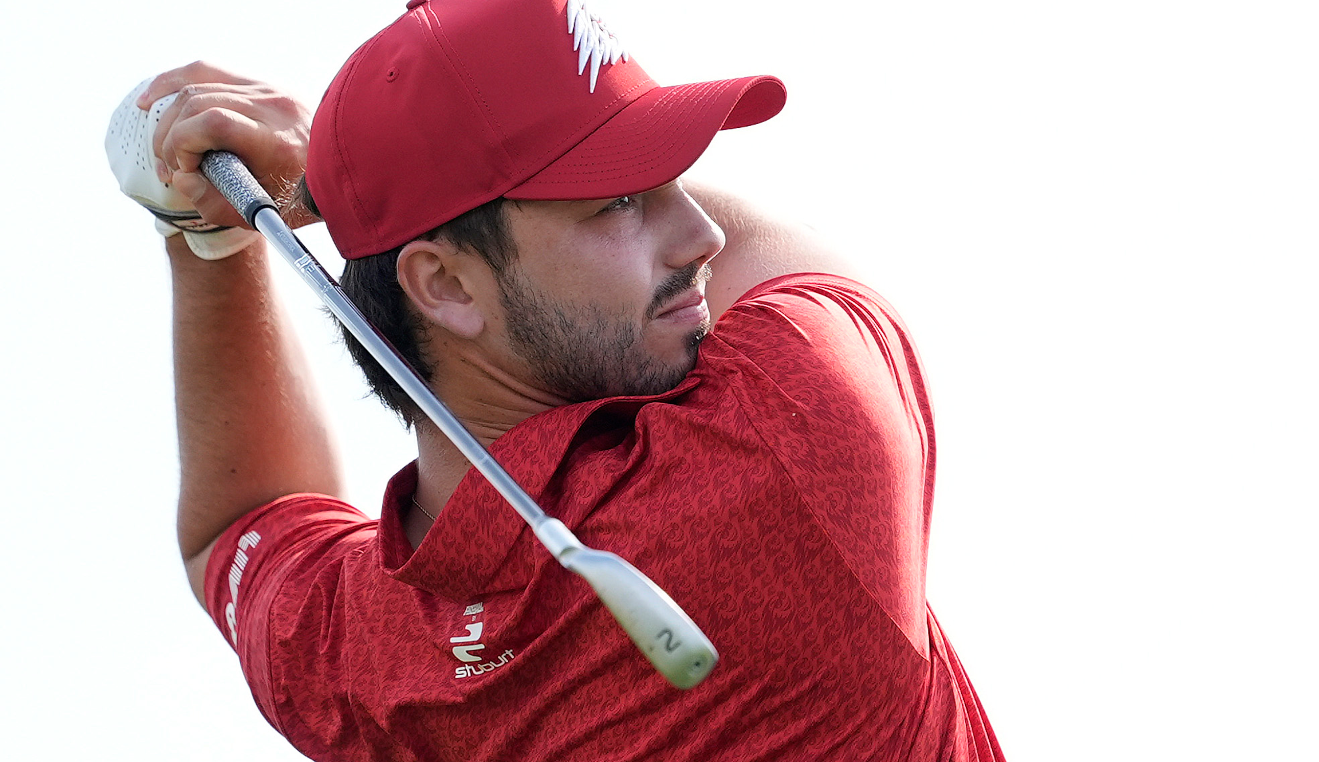 Josele Ballester hits a 2-iron