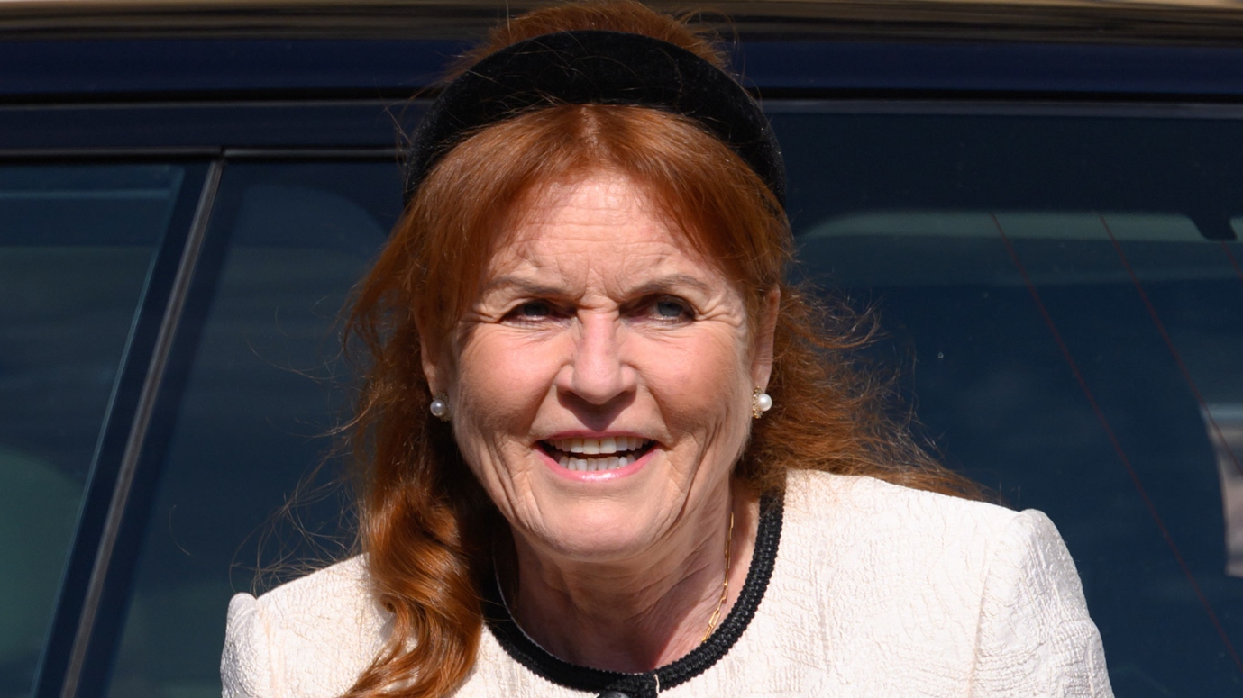 Sarah Ferguson, Duchess of York attends the Easter Sunday Mattins Service at St George&#039;s Chapel on April 20, 2025