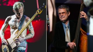 The bass player of the band Red Hot Chili Peppers Flea (Michael Peter Balzary) in concert at the Unipol Arena in Bologna. Bologna, Italy. 8th October 2016. Charlie Haden performs at the Grand Ole Opry at the Ryman Auditorium on February 28, 2009 in Nashville, Tennessee.