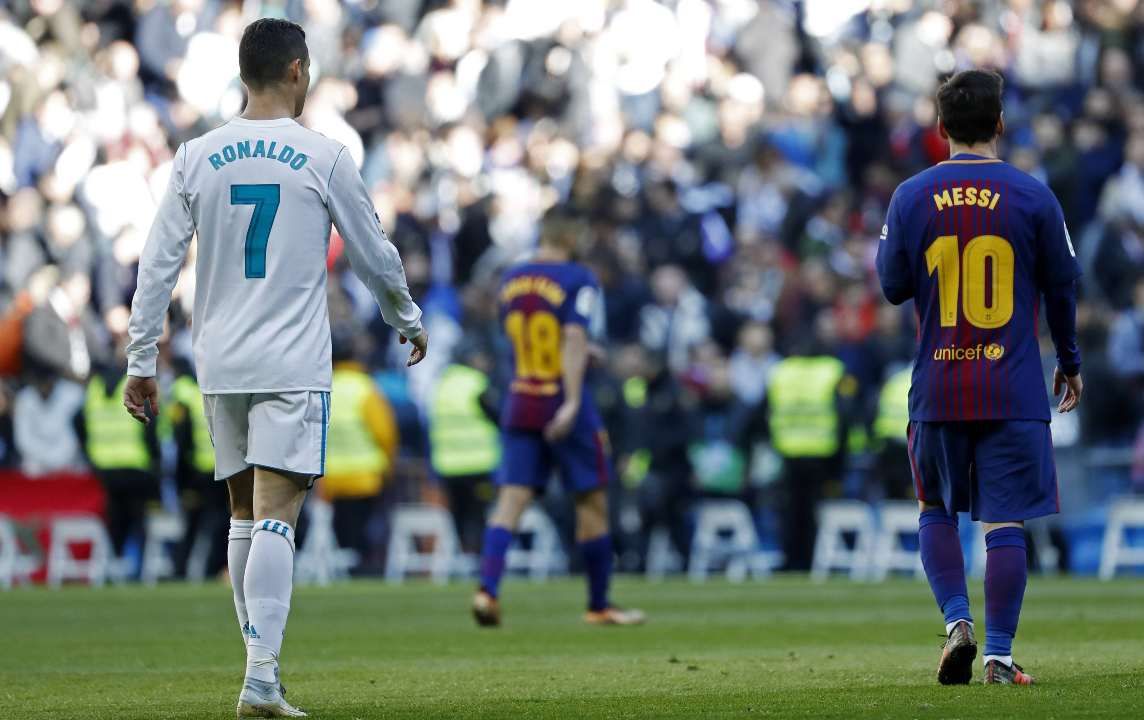 Cristiano Ronaldo and Lionel Messi during their La Liga days