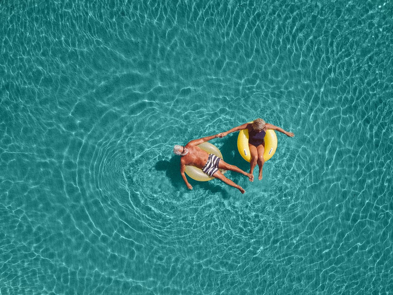 Couple at sea