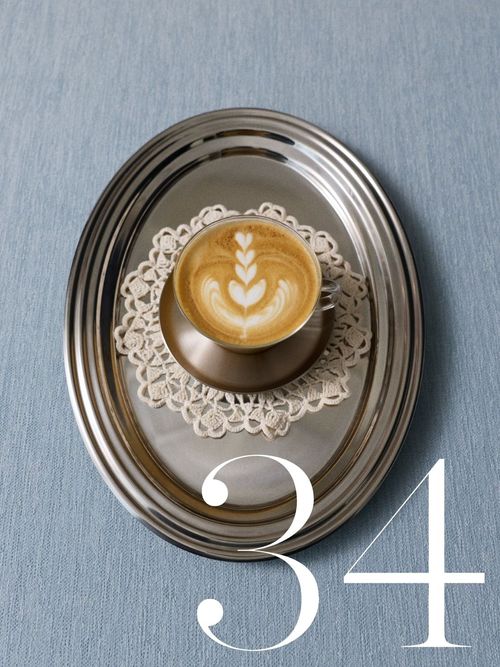 Glass Coffee Cup and Stainless Steel Saucer