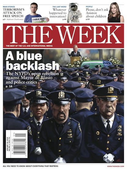 The NYPD covers this week's issue of The Week magazine