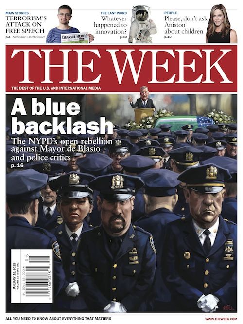 The NYPD covers this week&amp;#039;s issue of The Week magazine