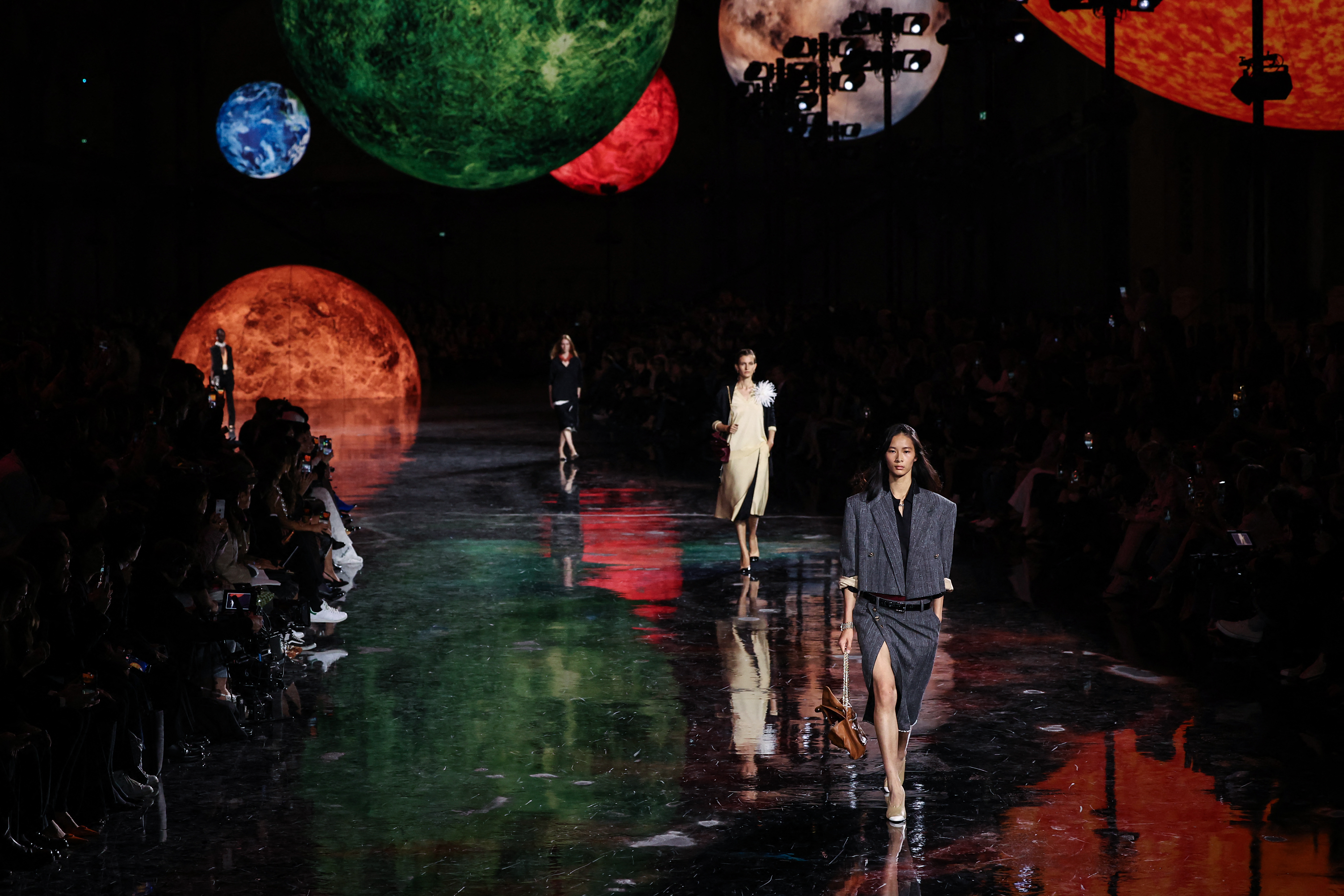 models on the Chanel runway