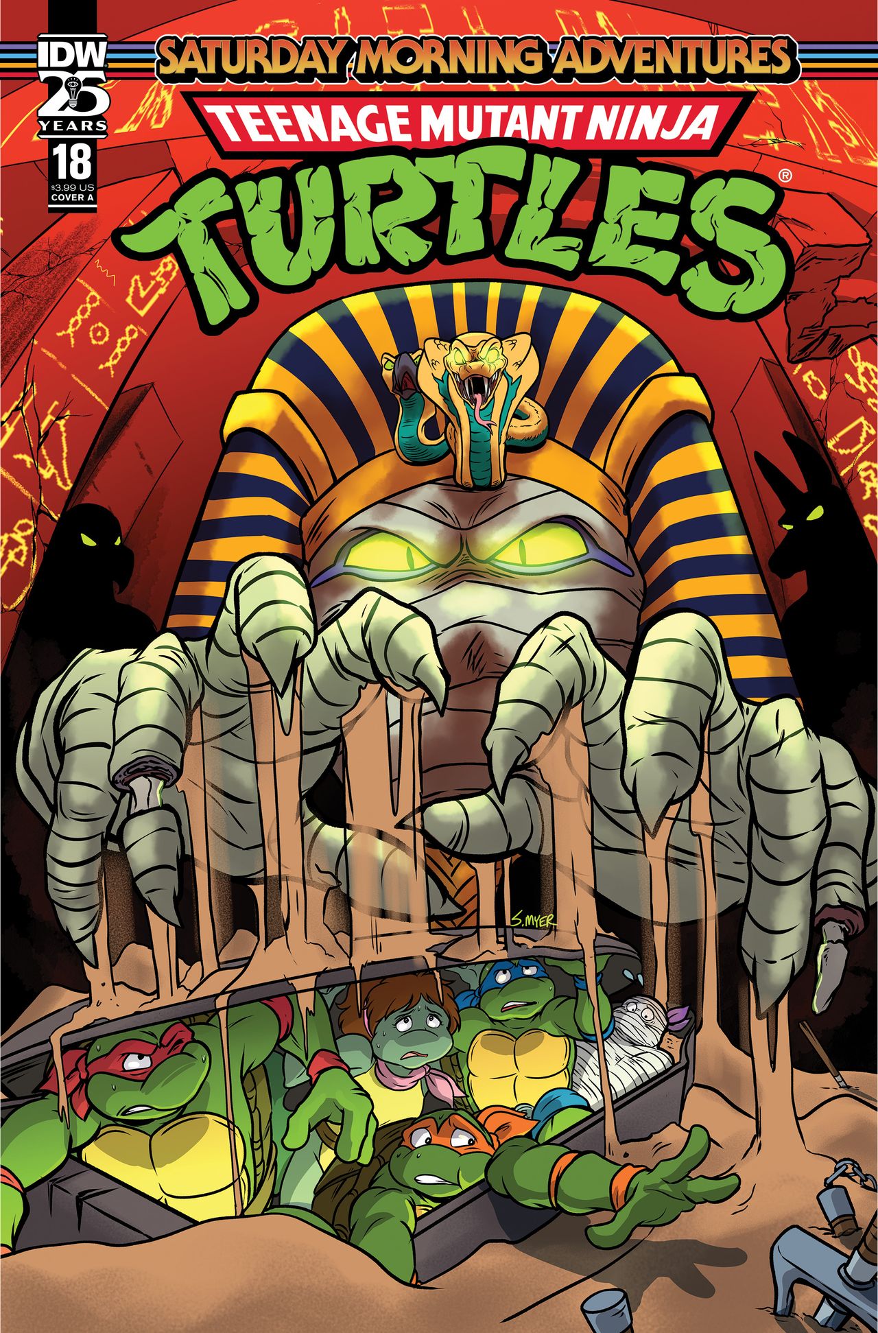 Cover for Teenage Mutant Ninja Turtles: Saturday Morning Adventures #18