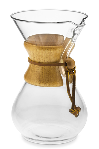 Best Coffee Carafes 2022 | Chemex® Pour-Over Glass Coffee Maker with Wood Collar