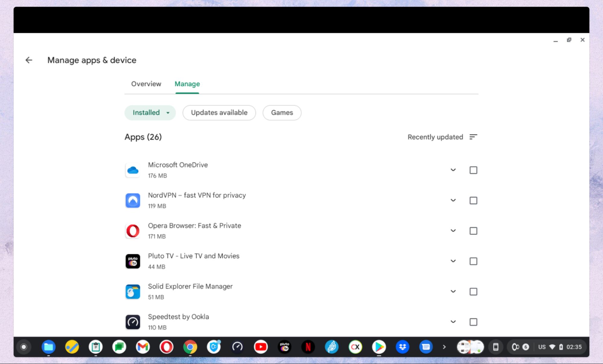 Android Apps on Chrome OS