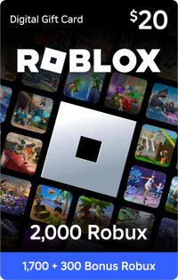Roblox Digital Gift Card - 2000 Robux