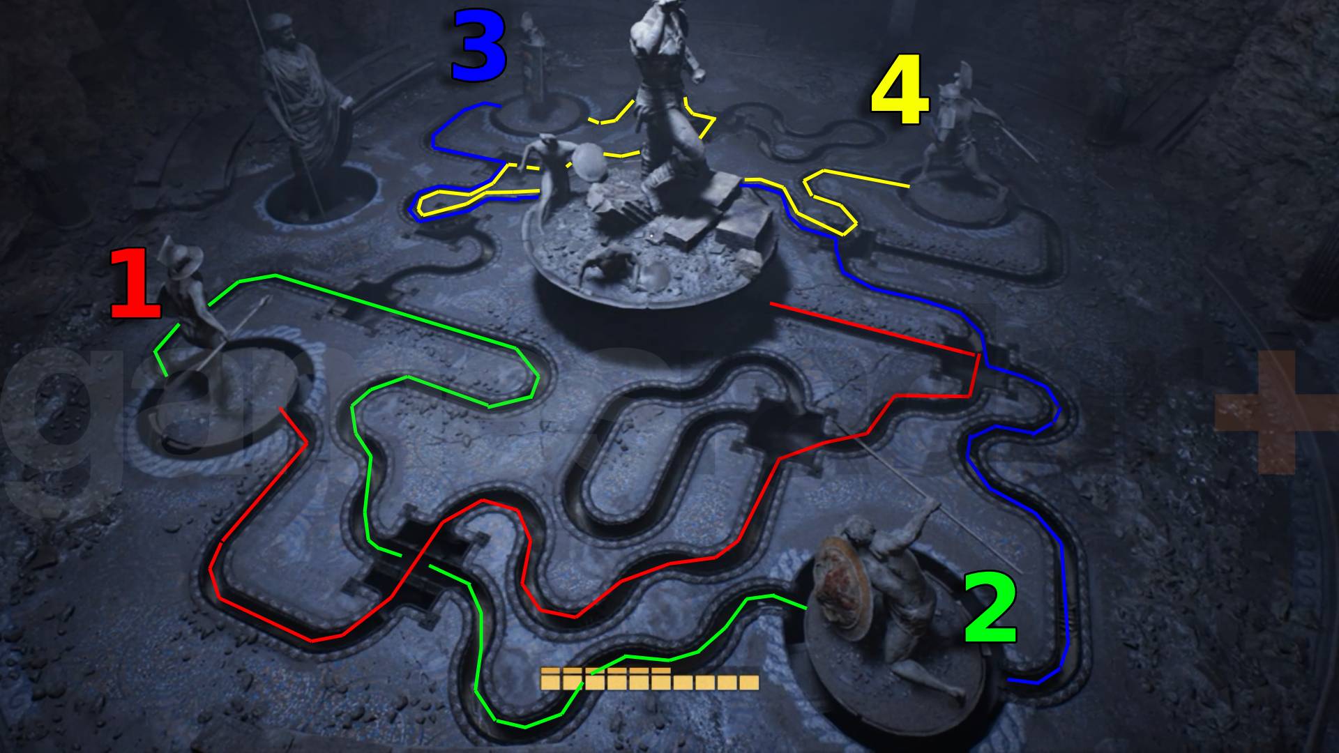 Indiana Jones DLC shrine maze puzzle solution