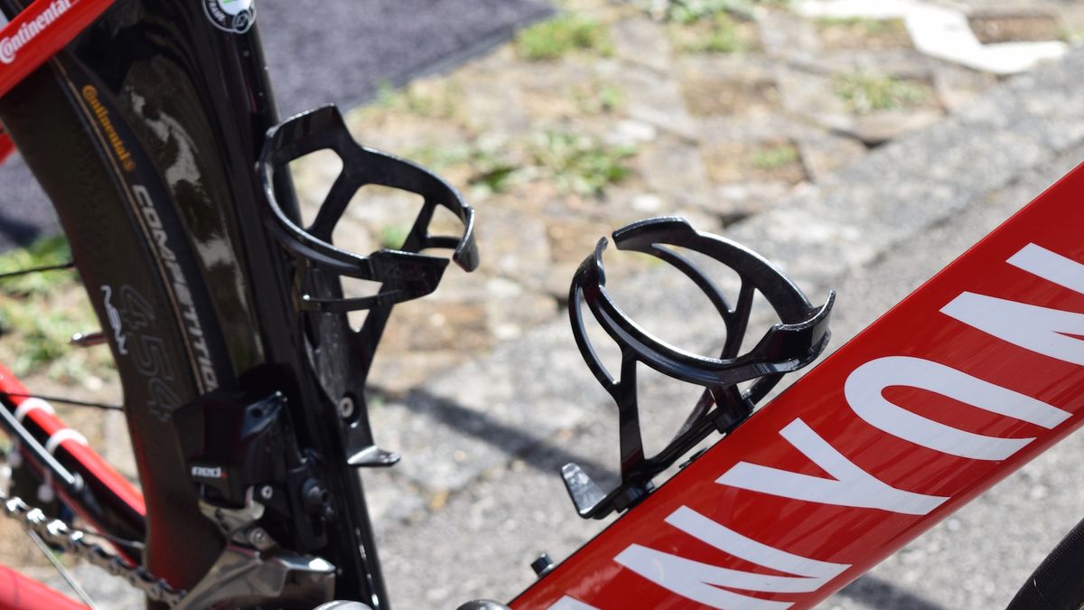Katusha-Alpecin pair their Canyons with Tacx Deva bottle cages