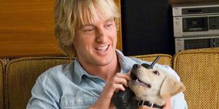 Owne wilson and dog in Marley and Me