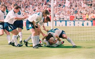England v Scotland 1996 Euros records