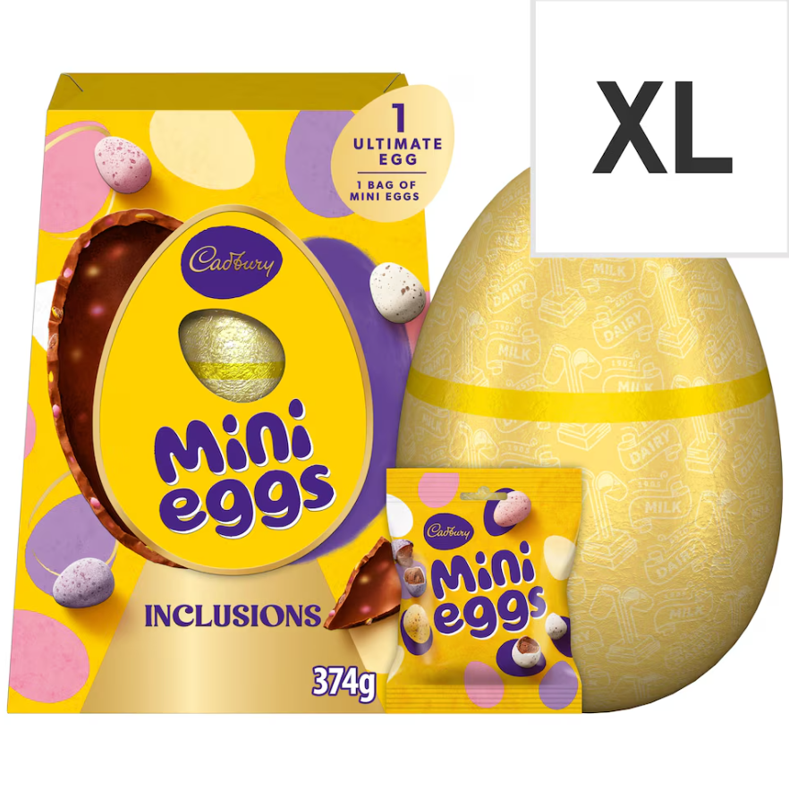 Cadbury Mini Egg shell Easter egg