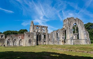 Netley Abbey, a ruined 13th century medieval monastery, near Southampton, Hampshire, England, UK