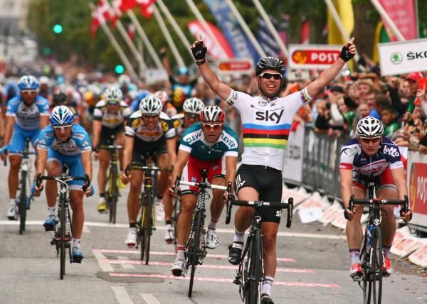 Mark Cavendish gets the win on the final day