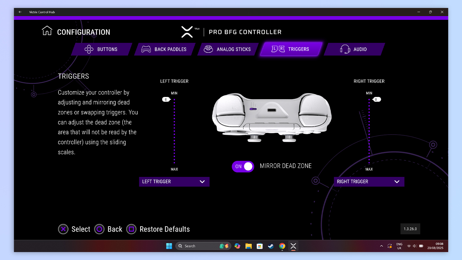 Turtle Beach Victrix Hub app