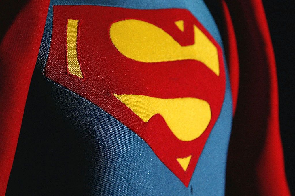 Christopher Reeve&amp;#039;s Superman costume on display at Christie&amp;#039;s auction house