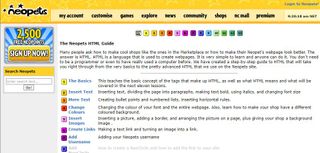 Neopets Html Guide
