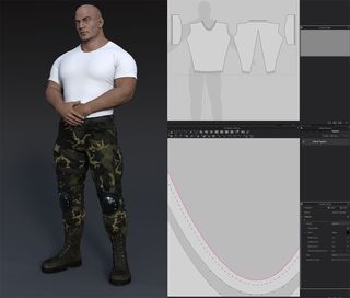 Taking a leaf out of the PatternMaker PRO playbook, Marvelous Designer 7 now offers libraries of clothing blocks, and new tools to tweak them