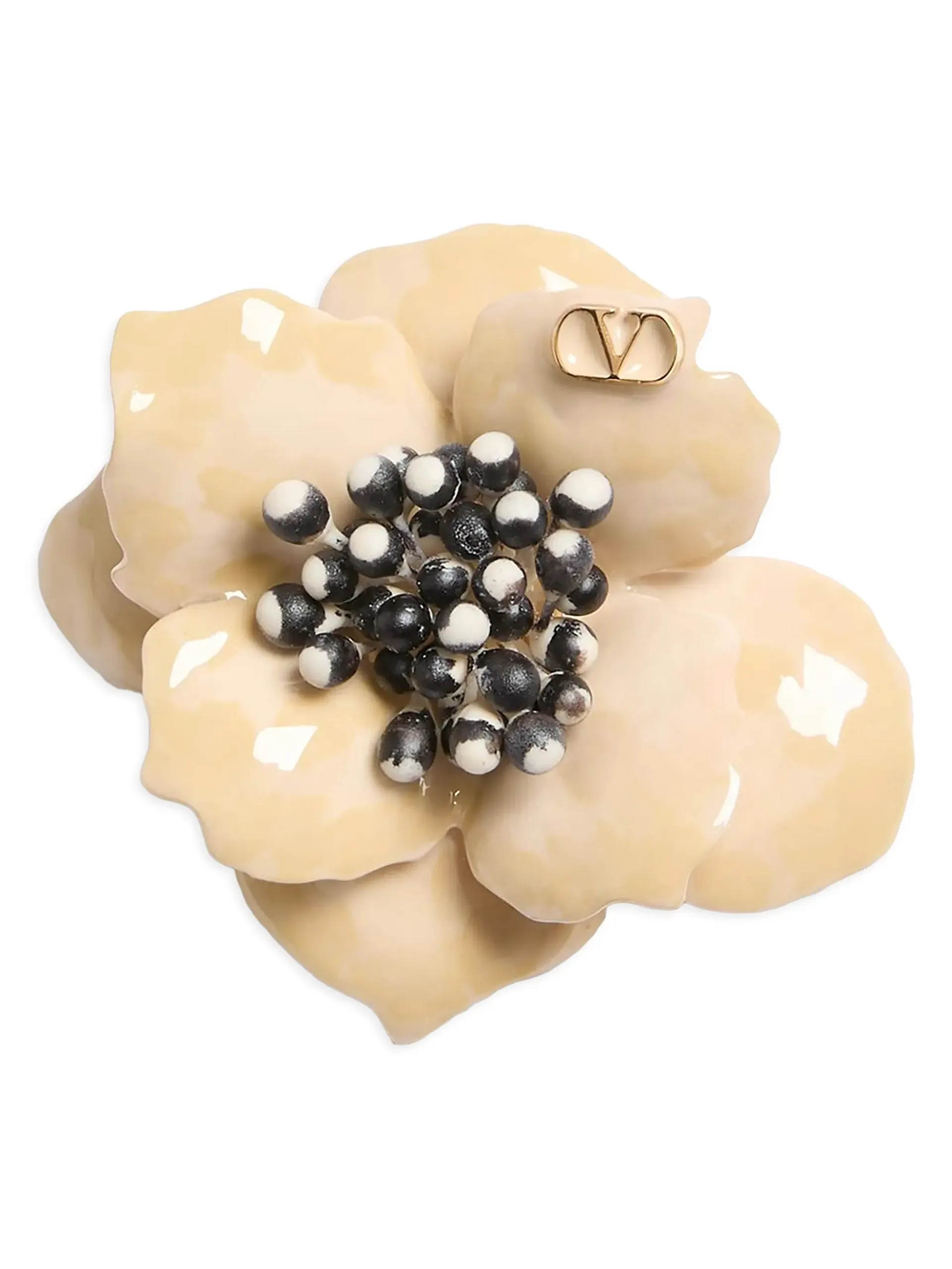 Fleur Lumineuse Metal Brooch