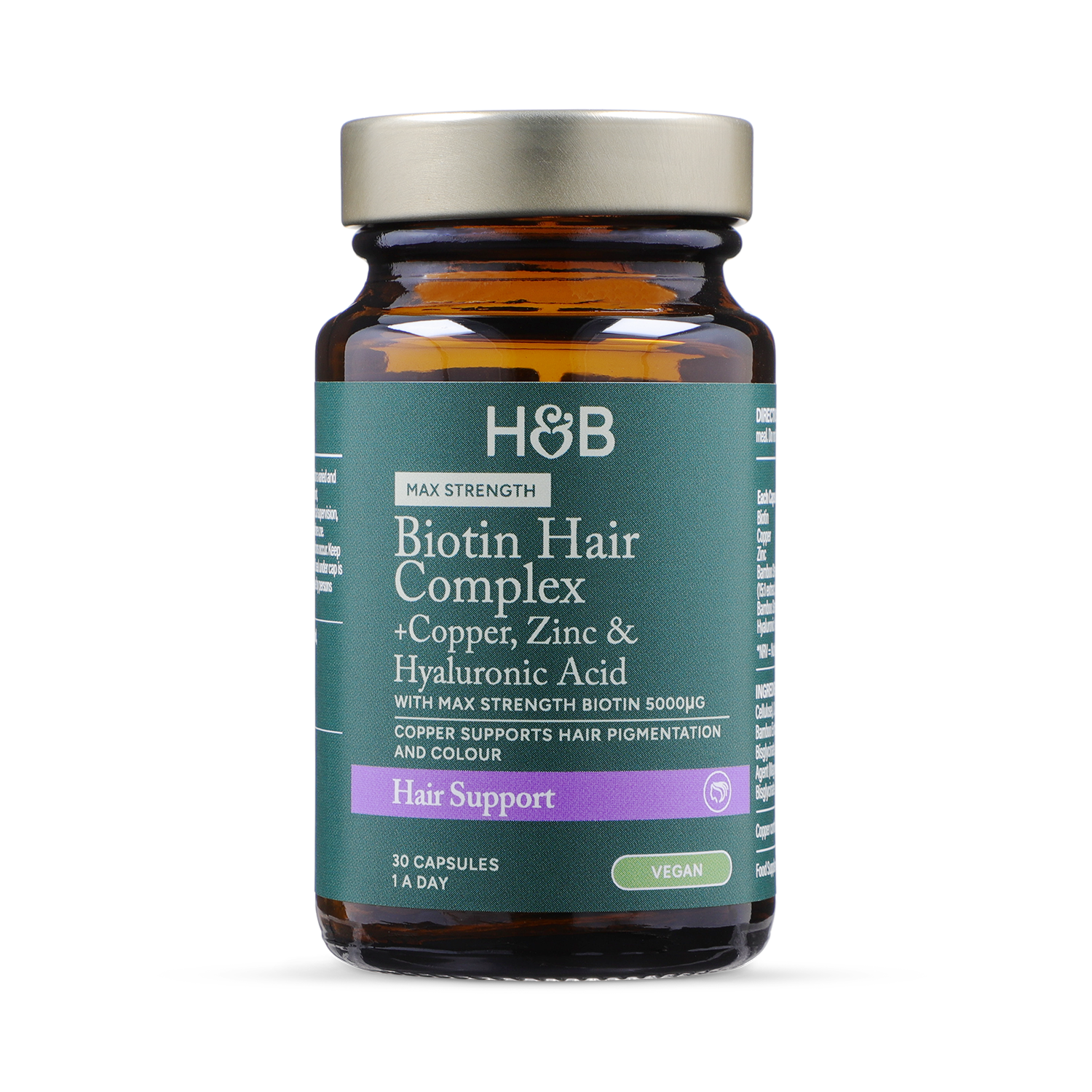 Holland &amp;amp; Barrett Biotin Hair High Strength Complex 30 Capsules