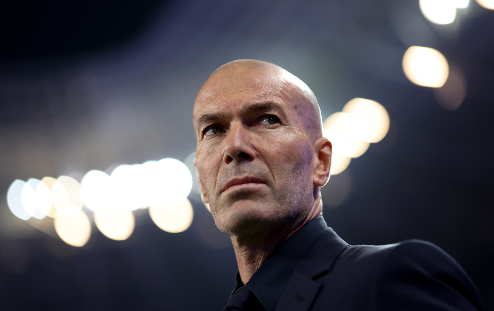Zinedine Zidane, Head Coach of France looks on before the UEFA Nations League 2026/27 group phase match between T&uuml;rkiye and France at Kocaeli Stadium on September 25, 2026 in Kocaeli, Turkey.