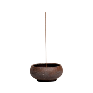 A small wabi sabi style incense mud bowl from Etsy