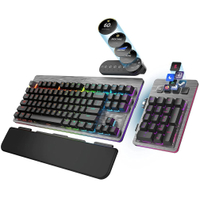 Mountain Everest Max | Mechanical linear switches | Hot-swappable | RGB lighting | Media dock | $289.99 $149.99 at Newegg (save $140)