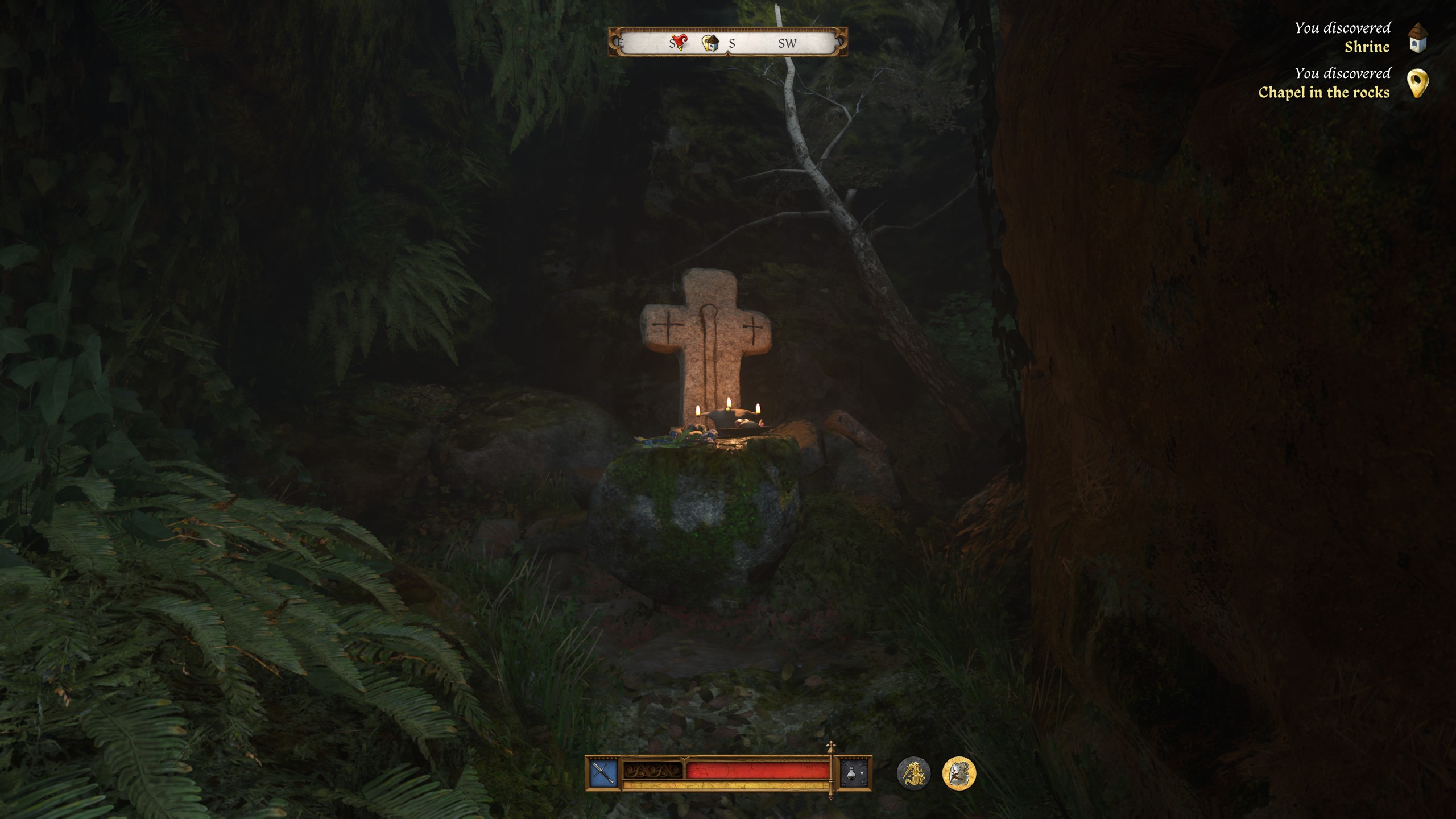 KCD 2 The Lion's Crest - Cave with a cross