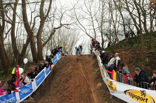 Belgians on the front of the race
