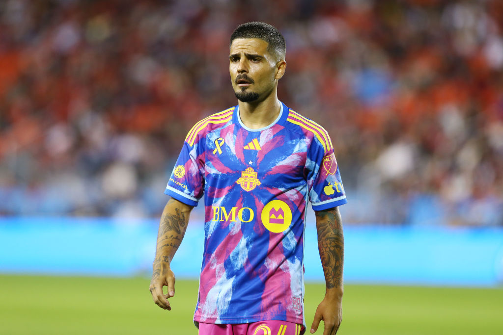 Sports Lionel Messi Lorenzo Insigne of Toronto FC looks on for the duration of the American MLS League match between Toronto FC and Vancouver Whitecaps FC at BMO Topic on September 16, 2023 in Toronto, Canada. (Photograph by Mohammad Karamali/DeFodi Photos through Getty Photos)