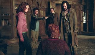 Harry Potter and the Prisoner of Azkaban the Shrieking Shack showdown between Harry, Ron, Hermione, Sirius, and Remus