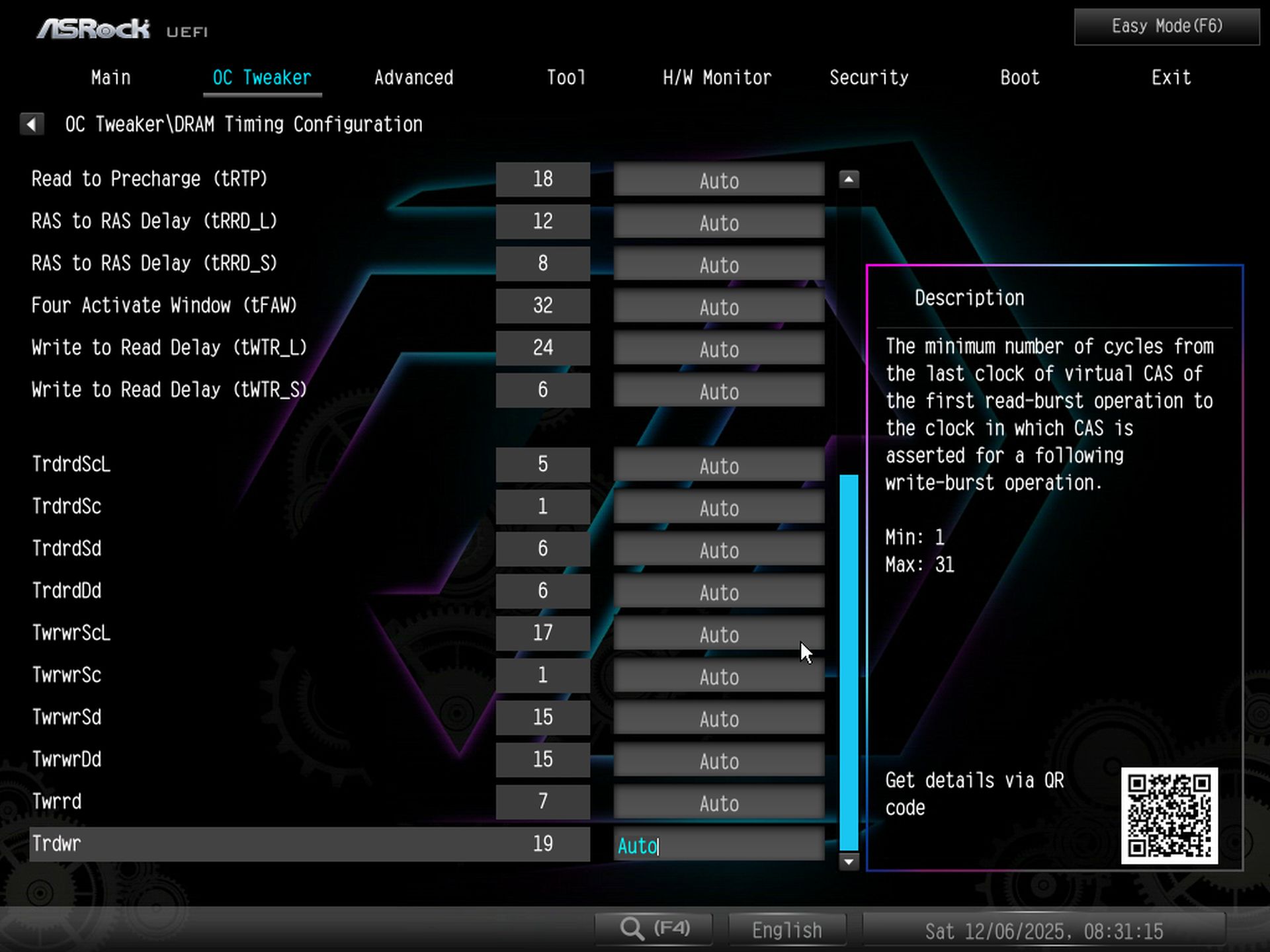 ASRock X870 Taichi Creator - BIOS